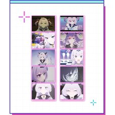 Needy Streamer Overload Purple Lollipop Birthday Celebration 2026 Trading Square Tin Badge Anime Ver. (1 Pack)