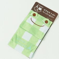 Pickles the Frog - Checkered Pickles Toilet Roll Holder (Green)