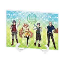 The Legend of Heroes: Trails Series A5 Size Acrylic Art Board 01 Group Design: Picnic Ver.