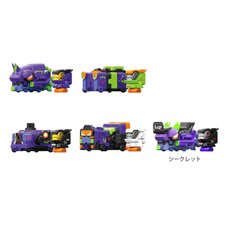 Neon Genesis Evangelion x Wasa Super Train Combined Robot EVA206 Collaboration Series Trading Figure Box Set