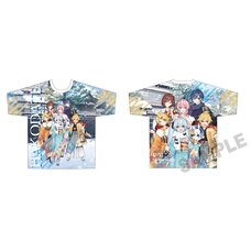 Snow Miku x Hirohako Full Graphic Tshirt Hakodate Art by Sakanahen