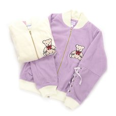 milklim Kuma-chan Embroidered Jacket