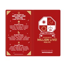 The Idolm@ster Million Live! 4th Live: Th@nk You for Smile!! Official Ticket Case