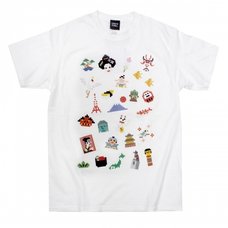Pixel Japan White T-Shirt