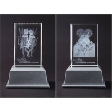 Re:Zero -Starting Life in Another World- Ram and Rem Memorial Crystal Art