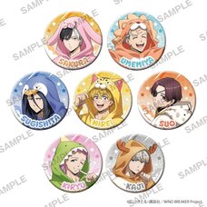 Wind Breaker Glimmering Tin Badge Collection Pajama Party Ver. Vol. 2 Complete Box Set
