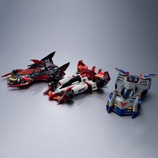 Cyber Formula Collection -Heritage Edition- Future GPX Cyber Formula Asurada G.S.X Aero Mode & Knight Savior 005 & Missionel VR-4 Set