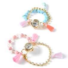 Honey Salon Colorful Tassel Bracelet Watch