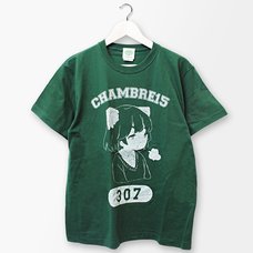 PARK Kotoko Watatsumugi Character College Print T-shirt