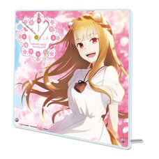 Spice and Wolf: Merchant Meets the Wise Wolf Acrylic Table Clock