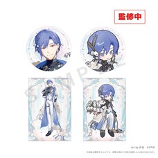 Kaito 10th Anniversary Tin Badge Set