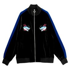 LISTEN FLAVOR Dragon Velour Track Jacket