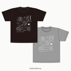 hololive Meet 2024 Deformed Illustration T-shirt