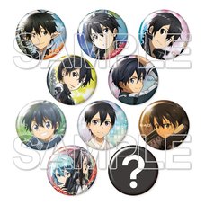 Sword Art Online Kirito Trading Pin Badge Vol. 1 Complete Box Set