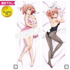 My Teen Romantic Comedy SNAFU Too! Dakimakura Pillow Cover Premium Yui: Bunny Girl Ver. Renewal