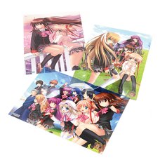 Little Busters! 10th Anniversary Clear Poster Set