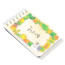 Natsume’s Book of Friends Nyanko-Senei B8 Size Ring Memo Book