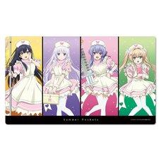 Summer Pockets Character Rubber Mat Shiroha & Ao & Kamome & Tsumugi: Nurse Maid Ver.