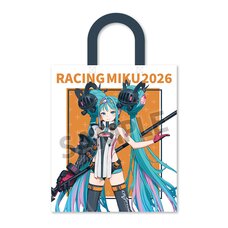 Racing Miku 2026 Gusseted Tote Bag Key Visual 1 & Key Visual 2 Ver.