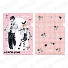 I Will Not Reach You. Clear File Set BLACK & PINK ver.