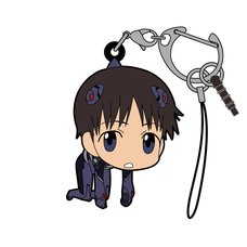 Evangelion Tsumamare Keychain Collection Shinji Ikari: Evangelion Unit-13 Plugsuit Ver.