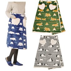 Nemu Nemu Animals Printed Wrap Skirt Blanket Series
