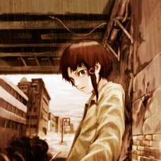 Yoshitoshi ABe 20th Anniversary Signed Premium Art Print - Unevenly Distributed Like Raindrops (Serial Experiments Lain: Another Version)