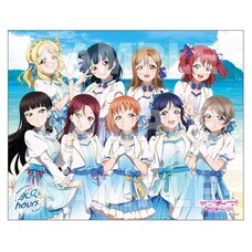 Love Live! Sunshine!! Uranohoshi Girls' High School Store Aqours 9th Anniversary Canvas Board