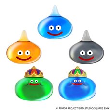 Dragon Quest Smile Slime Acrylic Clear Magnet Set A King Slime Appears!