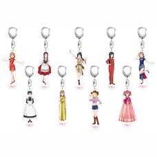 Love Live! Sunshine!! Uranohoshi Girls’ High School Store International Official World Image Girl Acrylic Keychain Collection