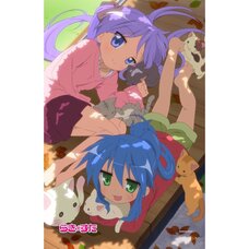 Lucky Star Towel Blanket Konata Izumi & Kagami Hiiragi: Nesoberi Ver. (Re-run)