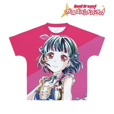 BanG Dream! Girls Band Party! Rimi Ushigome Ani-Art Unisex Full Graphic T-Shirt Vol. 4