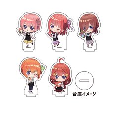 The Quintessential Quintuplets ∽ Acrylic Puchi Stand Bookstore Ver. Mini Character Illustration Box Set