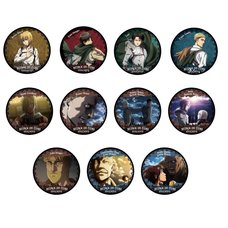 Attack on Titan Trading Pin Badge Collection Vol. 1 (1 Pack)