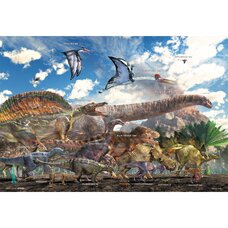 Dinosaur Size Comaprison Jigsaw Puzzle