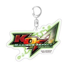 KOF: Maximum Impact Regulation "A" Title Logo Acrylic Keychain