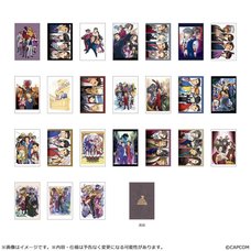 Ace Attorney 25th Anniversary Illustration Card Set with Stand