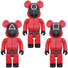 BE＠RBRICK Squid Game Guard ○/△/□ 1000%