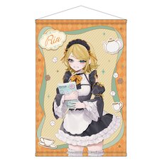 Hatsune Miku Akihabara Festival 2025 B2 Tapestry Kagamine Rin: Concept Cafe Ver.