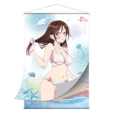 Rent-A-Girlfriend Swimsuit and Girlfriend B2-Size Two-Pattern Tapestry
