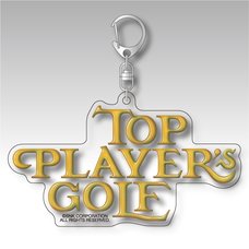 Top Player's Golf Title Logo Acrylic Keychain