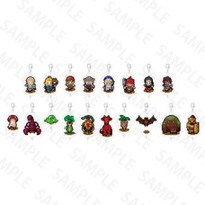 Delicious in Dungeon Connecting Pixel Art Acrylic Charm Complete Box Set