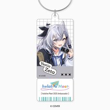 hololive Meet 2025 Acrylic Ticket Keychain - Vestia Zeta