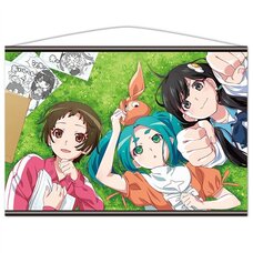 Monogatari Series B2 Tapestry Nadeko & Yotsugi & Tsukihi