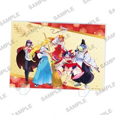 [Light Novel Series 35th Anniversary] Slayers Newly Drawn Illustration Foil-stamped Acrylic Panel Shrine Maiden Series Ver.