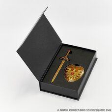 Dragon Quest Metallic Items Gallery Special Erdrick's Sword & Erdrick's Shield: 40th Anniversary Ver.