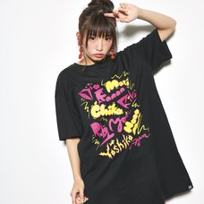 Love Live! Sunshine!! Aqours Members Black T-Shirt Dress