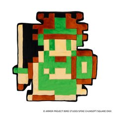 Dragon Quest II: Luminaries of the Legendary Line Dot Plushie Cushion Prince of Cannock