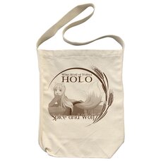 Spice and Wolf: Merchant Meets the Wise Wolf Holo Shoulder Tote Bag Natural