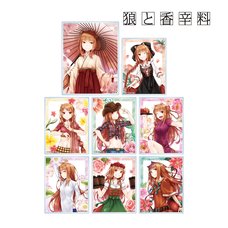 Spice and Wolf Jyuu Ayakura Illustration Holo Trading Acrylic Card Complete Box Set